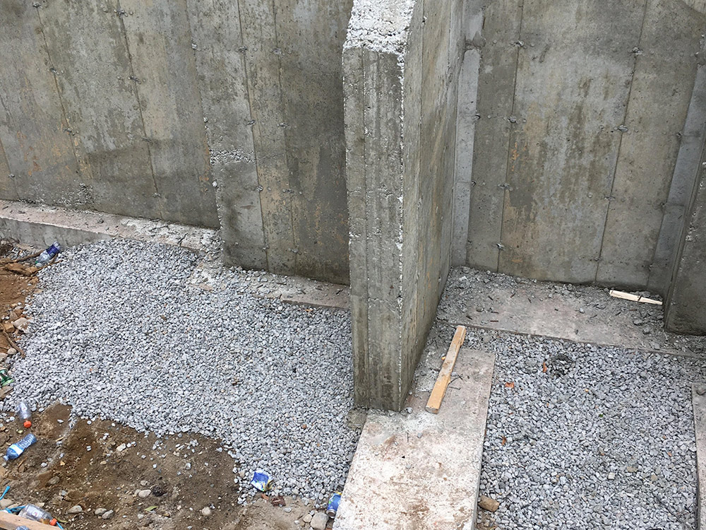 Concrete foundation inspection